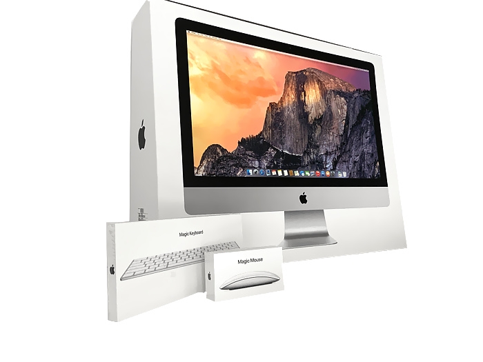 Apple iMac i5 Retina 5K 27 Ram-32GB Rade2GB SSHD-1TB Mysz
